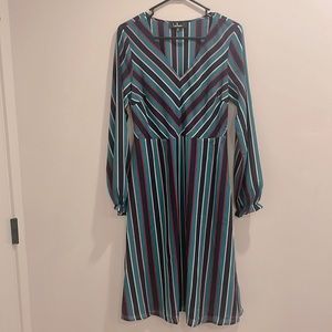 Lulu’s pattern retro dress. Medium.